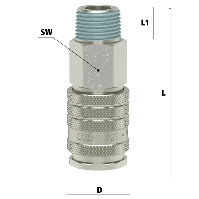 Industriële snelkoppeling