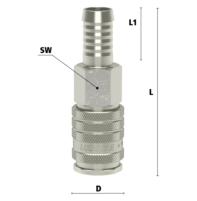 Industriële snelkoppeling