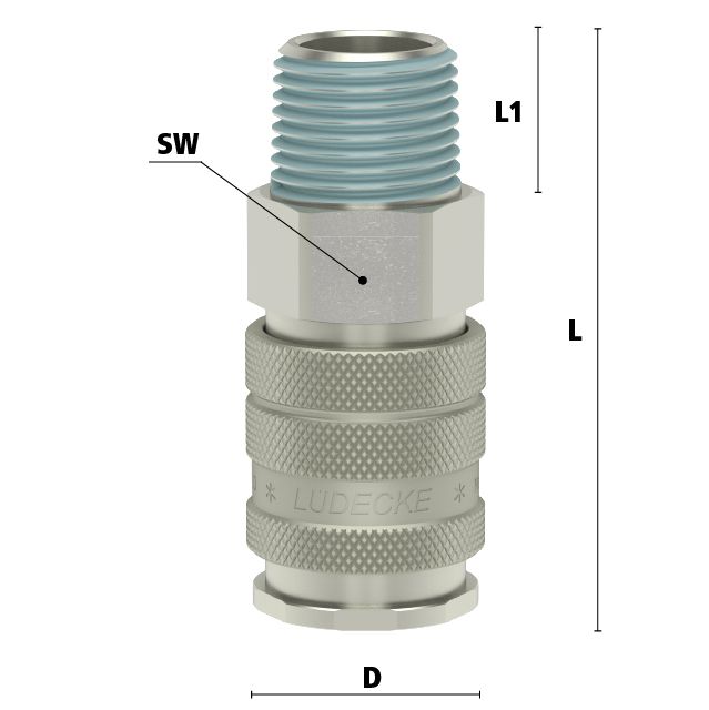 Industriële snelkoppeling