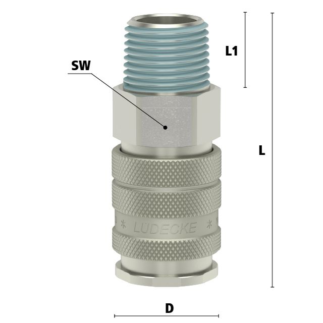 Industriële snelkoppeling