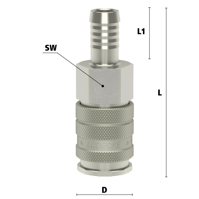 Industriële snelkoppeling