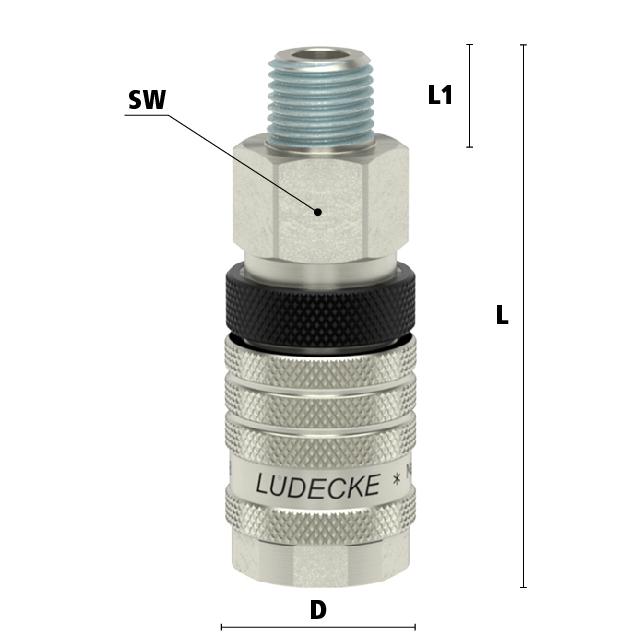 Industriële snelkoppeling