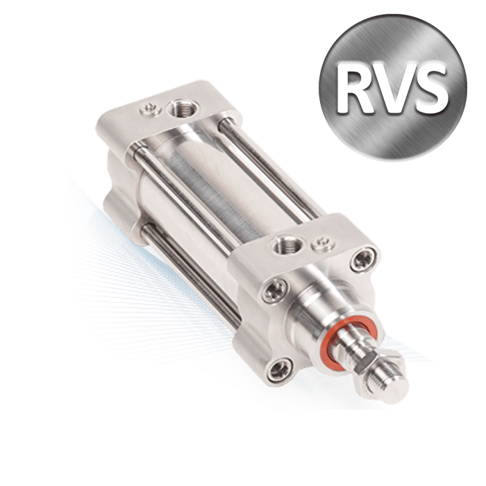 Ø32-Ø100 YDM RVS ISO 15552 dubbelwerkend + magneet