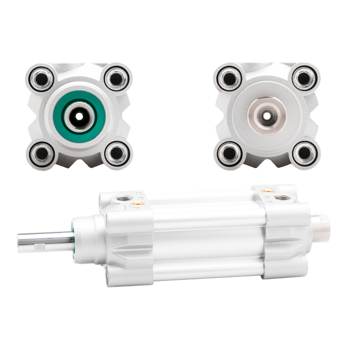 HDM/HZ | ISO 15552 holle zuigerstang dubbelwerkend + magneet