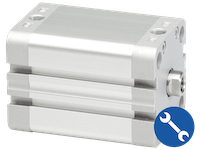 Ø20-Ø125 PDM ISO 21287 dubbelwerkend + magneet