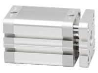 Ø20-Ø100 PDMA ISO 21287 dubbelwerkend met flens en anti-rotatie + magneet