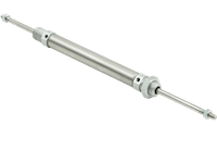 Ø16-Ø25 ODP ISO 6432 dubbelwerkend + doorgaande zuigerstang