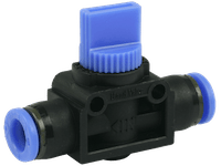 Tweezijdige push-in fitting