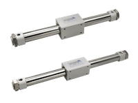 Ø10-Ø40 Zuigerstangloze cilinder met magnetische koppeling