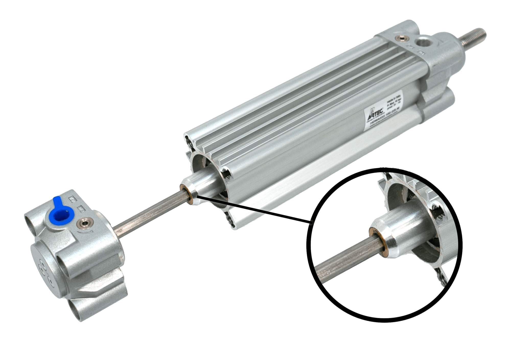 HDMA | ISO 15552 dubbelwerkend + magneet en anti-rotatie