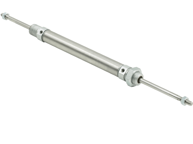 Ø16-Ø25 ODMP ISO 6432 dubbelwerkend + doorgaande zuigerstang en magneet