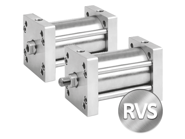 Ø20-Ø100 XDM ISO 21287 RVS dubbelwerkend + magneet