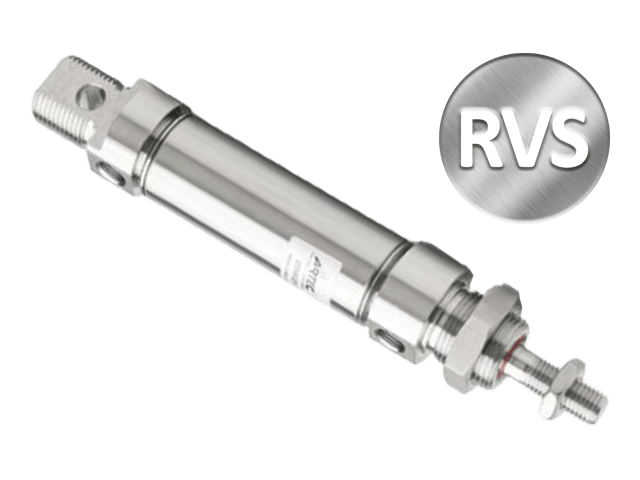 Ø16-Ø32 ZDM ISO 6432 RVS dubbelwerkend + magneet