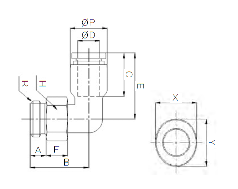 RVS haakse inschroef BSPP