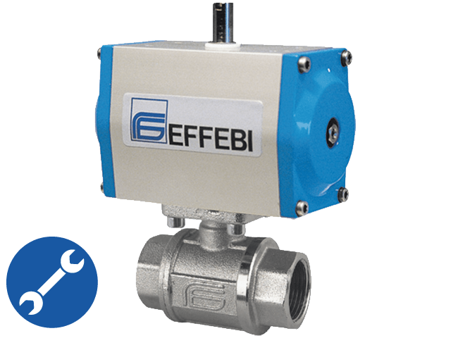 Lybra pneumatische dubbelwerkende actuator | Water